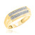 Photo of Beau 1/2 ct tw. Princess Diamond Matching Trio Ring Set 14K Yellow Gold [BT421YM]