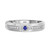 Photo of Holly 1/4 CT. T.W. Diamond Mens Wedding Band  14K White Gold [BT892WM]