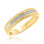 Photo of Zuri 1/3 ct tw. Round Diamond Matching Trio Ring Set 14K Yellow Gold [BT424YL]