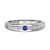 Photo of Erica 1/5 CT. T.W. Diamond Mens Wedding Band  14K White Gold [BT893WM]