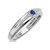 Photo of Erica 1/5 CT. T.W. Diamond Mens Wedding Band  14K White Gold [BT893WM]