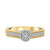 Photo of Affiance 1/4 ct tw. Fancy Diamond Engagement Ring 14K Yellow Gold [BT449YE-C000]