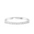 Photo of Anita 1/1Ladies Band 10K White Gold [BT667WL]