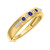 Photo of Canna 1/2 CT. T.W. Diamond Mens Wedding Band  10K Yellow Gold [BT895YM]