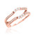 Photo of Elena 1/3 ct tw. Ladies Band 14K Rose Gold [BT670RL]