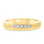 Photo of Courtesan 1/15 ct tw. Diamond His and Hers Matching Wedding Band Set 14K Yellow Gold [BT583YM]