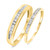 Photo of Culverette 1/4 ct tw. Diamond His and Hers Matching Wedding Band Set 10K Yellow Gold [WB584Y]