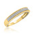Photo of Affiance 1/3 ct tw. Fancy Diamond Bridal Ring Set 14K Yellow Gold [BT449YL]