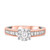 Photo of Blushing 1/2 ct tw. Round Diamond Engagement Ring 10K Rose Gold [BT454RE-C000]