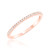 Photo of Gillian 1/7 ct tw. Ladies Band 14K Rose Gold [BT673RL]