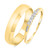 Photo of Wilhelmina 1/6 ct tw. Diamond His and Hers Matching Wedding Band Set 14K Yellow Gold [WB587Y]