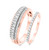 Photo of Reverent 7/8 ct tw. Diamond His and Hers Matching Wedding Band Set 14K Rose Gold [WB634R]