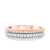 Photo of Reverent 7/8 ct tw. Diamond His and Hers Matching Wedding Band Set 14K Rose Gold [BT634RM]