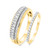 Photo of Reverent 7/8 ct tw. Diamond His and Hers Matching Wedding Band Set 10K Yellow Gold [WB634Y]