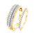Photo of Reverent 7/8 ct tw. Diamond His and Hers Matching Wedding Band Set 14K Yellow Gold [WB634Y]