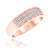 Photo of Jules 1/4 ct tw. Mens Diamond Wedding Band 10K Rose Gold [BT917RM]