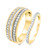 Photo of Louise 1 ct tw. Diamond His and Hers Matching Wedding Band Set 10K Yellow Gold [WB635Y]