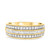 Photo of Louise 1 ct tw. Diamond His and Hers Matching Wedding Band Set 14K Yellow Gold [BT635YM]