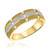 Photo of Helena 7/8 ct tw. Diamond His and Hers Matching Wedding Band Set 10K Yellow Gold [BT636YM]