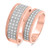 Photo of Madeline 3/8 ct tw. Diamond His and Hers Matching Wedding Band Set 14K Rose Gold [WB640R]