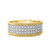 Photo of Madeline 3/8 ct tw. Diamond His and Hers Matching Wedding Band Set 14K Yellow Gold [BT640YM]