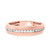 Photo of Journee 1/2 ct tw. Diamond His and Hers Matching Wedding Band Set 14K Rose Gold [BT642RM]