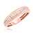 Photo of Journee 1/2 ct tw. Diamond His and Hers Matching Wedding Band Set 14K Rose Gold [BT642RM]