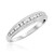 Photo of Journee 1/2 ct tw. Diamond His and Hers Matching Wedding Band Set 14K White Gold [BT642WL]