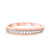 Photo of Selena 3/8 ct tw. Diamond His and Hers Matching Wedding Band Set 10K Rose Gold [BT643RL]