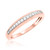 Photo of Selena 3/8 ct tw. Diamond His and Hers Matching Wedding Band Set 10K Rose Gold [BT643RL]