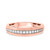 Photo of Selena 3/8 ct tw. Diamond His and Hers Matching Wedding Band Set 10K Rose Gold [BT643RM]