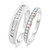 Photo of Ella 1/2 ct tw. Diamond His and Hers Matching Wedding Band Set 14K White Gold [WB685W]