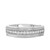 Photo of Janette 1/2 ct tw. Diamond His and Hers Matching Wedding Band Set 14K White Gold [BT690WM]