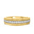 Photo of Janette 1/2 ct tw. Diamond His and Hers Matching Wedding Band Set 10K Yellow Gold [BT690YM]