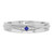 Photo of Irit 1/6 CT. T.W. Diamond Matching Wedding Band Set 14K White Gold [BT874WM]