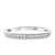 Photo of Carole 1/1Ladies Band 10K White Gold [BT804WL]