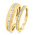 Photo of Chase 1/2 ct tw. Diamond His and Hers Matching Wedding Band Set 10K Yellow Gold [WB693Y]