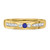 Photo of Hana 1/3 CT. T.W. Diamond Matching Wedding Band Set 14K Yellow Gold [BT880YM]