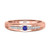 Photo of Erica 1/4 Carat T.W. Diamond Matching Wedding Band Set 10K Rose Gold [BT893RM]