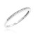 Photo of Glamour 1/2 ct tw. Diamond His and Hers Matching Wedding Band Set 14K White Gold [BT810WL]