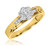 Photo of Willow 1/3 ct tw. Round Diamond Engagement Ring 10K Yellow Gold [BT504YE-C000]