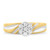 Photo of Cascade 1/3 ct tw. Round Cluster Engagement Ring 10K Yellow Gold [BT508YE-C000]
