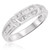 Photo of Bexley 3/4 ct tw. Round Diamond Bridal Ring Set 14K White Gold [BT503WL]