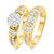 Photo of Bexley 3/4 ct tw. Round Diamond Bridal Ring Set 10K Yellow Gold [BR503Y-C000]