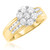 Photo of Kindred 7/8 ct tw. Round Diamond Engagement Ring 14K Yellow Gold [BT511YE-C000]