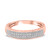 Photo of Nicolette 1/2 ct tw. Diamond His and Hers Matching Wedding Band Set 14K Rose Gold [BT846RM]