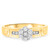 Photo of Willow 3/8 ct tw. Round Diamond Bridal Ring Set 14K Yellow Gold [BT504YE-C000]