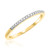 Photo of Nicolette 1/2 ct tw. Diamond His and Hers Matching Wedding Band Set 14K Yellow Gold [BT846YL]
