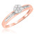 Photo of Gaia 1/5 ct tw. Round Diamond Bridal Ring Set 10K Rose Gold [BT506RE-C000]