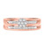 Photo of Gaia 1/5 ct tw. Round Cluster Bridal Set 14K Rose Gold [BR506R-C000]